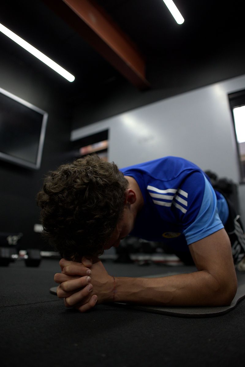 Edward Ibrovic-Fletcher during a mobility drill